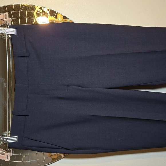 Theory Terry Tapered Lightweight Strech Virgin Wool Ankle Ponte Pants NWOT - Picture 3 of 11